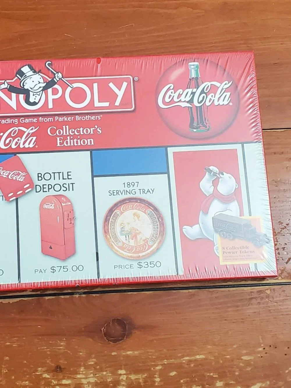 Monopoly Coca-Cola Collector's Edition Board Game Vintage 1999 NIB